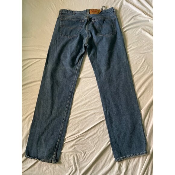 Levis 501XX Original Fit 90's Mens Jeans W40 L36 100% Cotton Blue Denim USA - Picture 1 of 11